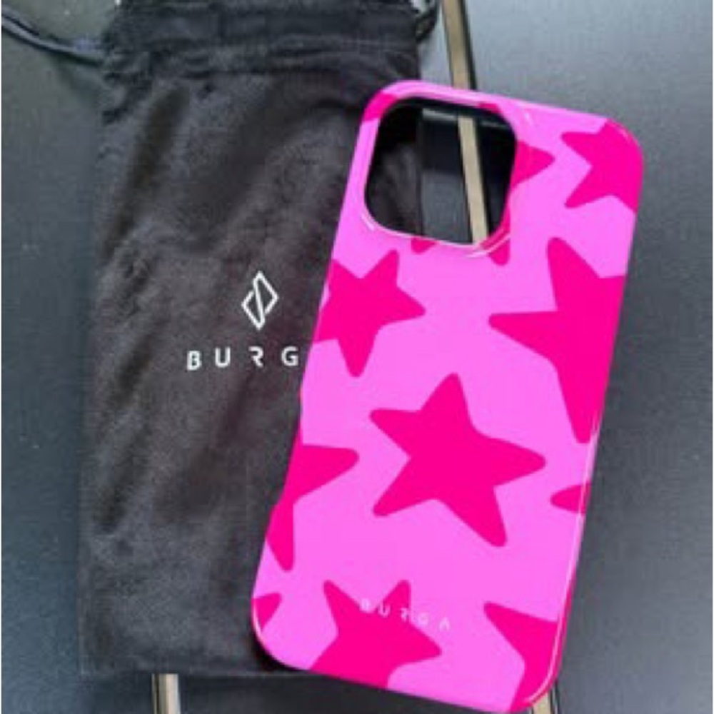 Burga Pink Star iPhone 16 Pro Max Case